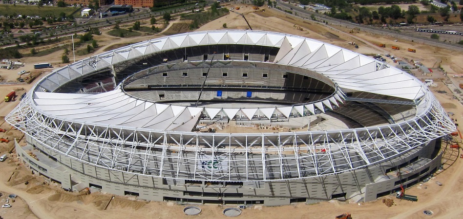 wanda metropolitano instalacion cubierta