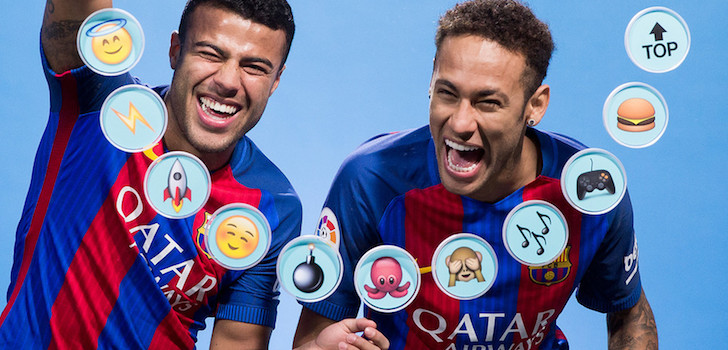 barça emojis 