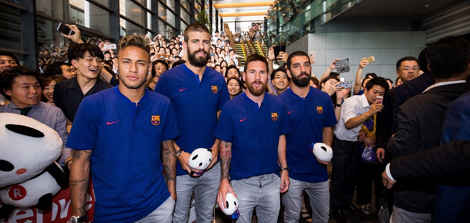 neymar pique messi arda barça rakuten