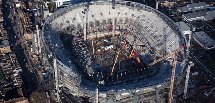 El Tottenham amplía el aforo del nuevo estadio a más de 62.000 espectadores