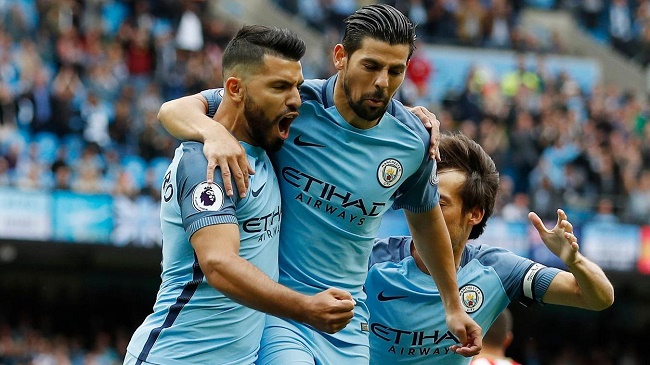 Manchester City Nolito Agüero Silva 650