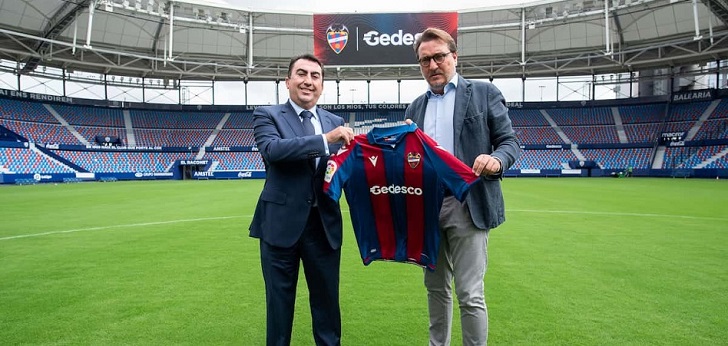 El Levante UD firma con Gedesco como ‘main sponsor’ para la temporada 2021-2022