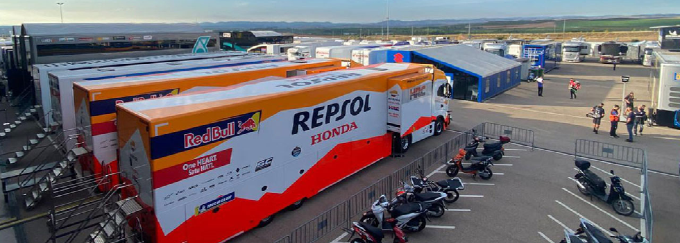De 4.000 personas a 900 cajas: ¿qué hay detrás de un Gran Premio de MotoGP?