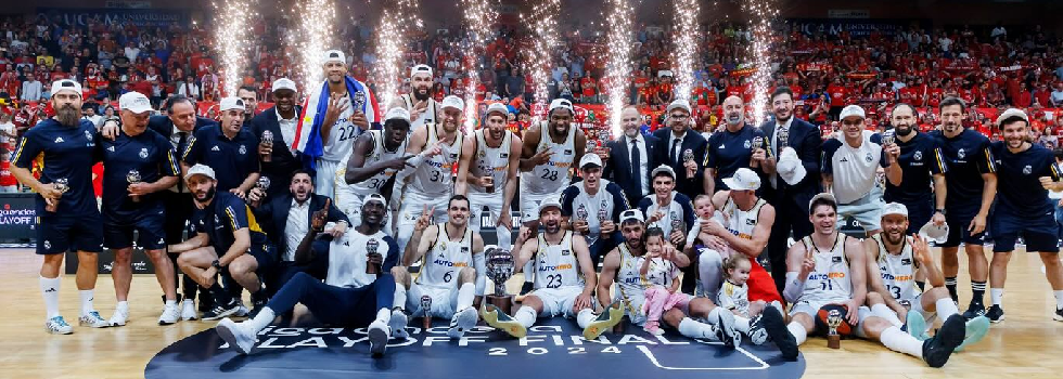 La ACB corona a Real Madrid con los pabellones al 88% durante los ‘play off’