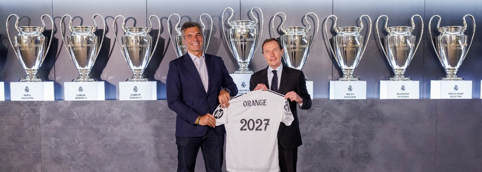 Real Madrid CF ficha a Orange como nuevo patrocinador de telecomunicaciones