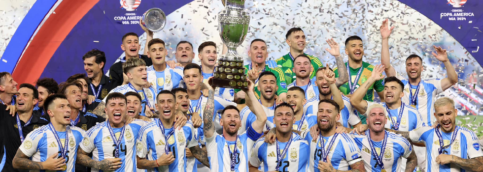 Argentina se corona con su segunda Copa América consecutiva ante 65.300 espectadores