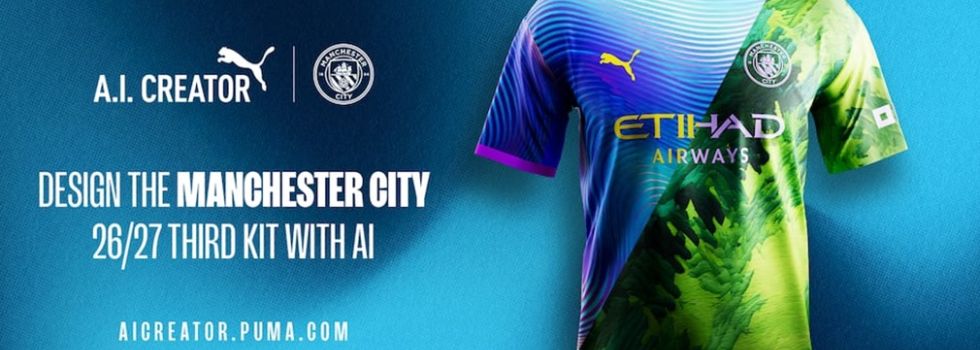 Puma y la IA: juntas para diseñar el tercer uniforme de Manchester City FC 2026