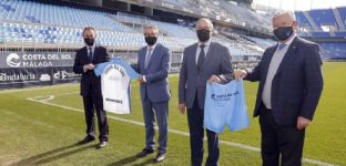 El Málaga CF renueva su acuerdo de patrocinio con Costa del Sol para esta temporada