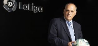 Tebas anticipa un concurso “disruptivo” para la venta de los derechos de LaLiga