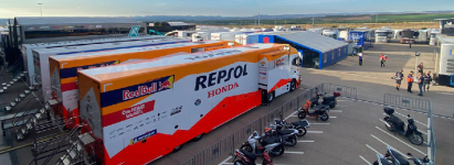 De 4.000 personas a 900 cajas: ¿qué hay detrás de un Gran Premio de MotoGP?